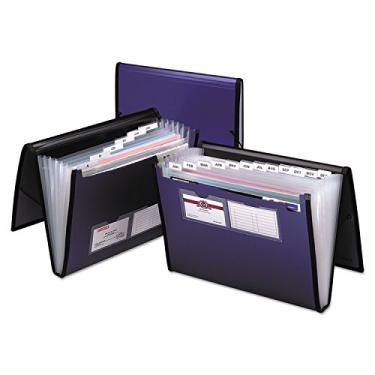 Imagem de Pendaflex 52670 Organizador profissional de documentos expansíveis, cartas, 7 bolsos, azul (PFX52670)
