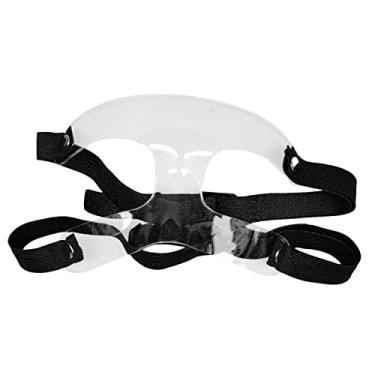 Imagem de Máscara facial alça ajustável protetor capa protetora facial protetor para nariz quebrado protetor facial para karate wrestling softball, 17cmx10cm