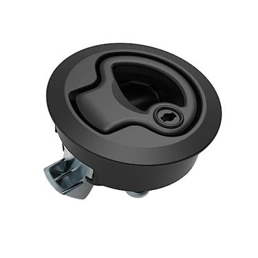 Imagem de Bothyi Trava de Batente Nivelada com Chaves, Dobradiça de Travamento de Porta de Armário, Trava de Escotilha de de Barco para Trailers de Carga de Car, 1pç