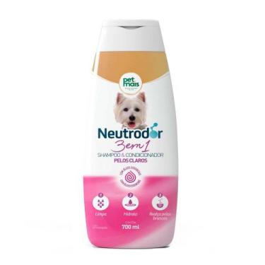 Imagem de Shampoo Cães Petmais 3 Em 1 Pelos Claros Neutrodor - 700ml