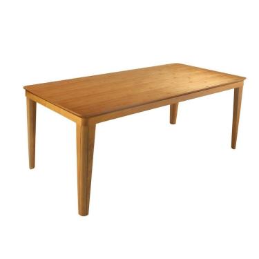 Imagem de Mesa de Jantar 160cmx90cm Rubi Slim Tradição Móveis Marromlíssimo