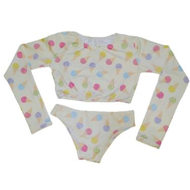 Imagem de Biquini juvenil manga Longa