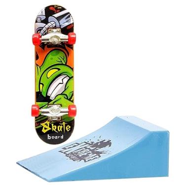 Imagem de Kit com Skates de Dedo + Rampas para Lembrança de Festa Infantil (1 unidade)