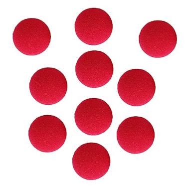 Imagem de ibasenice 30 Peças Nariz De Palhaço Esponja Lembrancinhas De Circo Nariz Vermelho Acende Narizes De Palhaço Carnaval Bolas De Nariz Vermelho Máscara De Palhaço Narizes De Rena Presente Natal