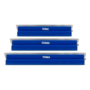 Imagem de Desempenadeira Nivel Pro Berox Aço Inox 60cm 80cm 100cm Roma