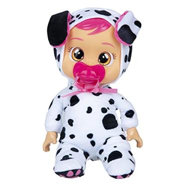 Imagem de Cry Babies Tiny Cuddles Dotty - 9 inch baby doll, cries real tears, black and white (Multicolor)