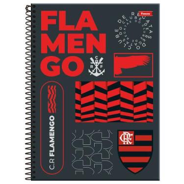 Imagem de Caderno Universitário Capa Dura Flamengo 15 Matérias Foroni