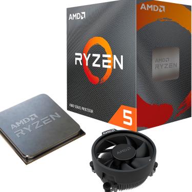 Processador AMD Ryzen 5 4500, Cachê 11MB, 3.6GHz (4.1GHz Max Turbo), AM4,  Sem Vídeo - 100-100000644BOX