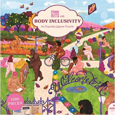 Imagem de Pink Bits on Body Inclusivity: A 1000-Piece Equality Jigsaw Puzzle (Contemporary Artists on a Contemporary World)