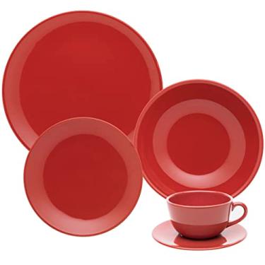 Imagem de Aparelho de Jantar e Chá 30 peças UNNI Red TB