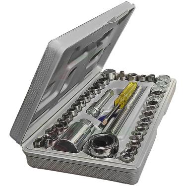 Imagem de Conjunto D Chave Canhão 40Pç Em 1 Luatek Lwj-138