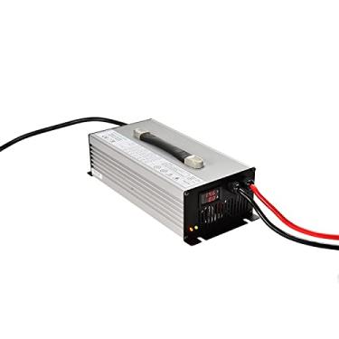 Imagem de Carregador 29.2V40A Carregador de bateria LiFePO4 para baterias de fosfato de ferro e lítio 8S 24V com tela LCD (29.2V40A SB50A)