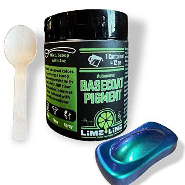 Imagem de LiME LiNE Base Coat Maker Pigmento em pó, grau automotivo, base (verde camaleão/roxo/azul)