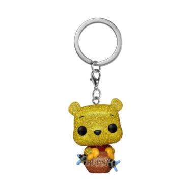 Imagem de Funko POP! Chaveiro: Ursinho Pooh da Disney - Glitter de Diamante - Chaveiro Novidade de Minifigura de Vinil Colecionável - Enchimento de Meias - Ideia de Presente - Mercadoria Oficial - Fãs de TV -