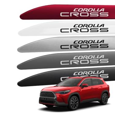 Imagem de Genérico Friso Lateral Facão Corolla Cross 2021 a 2025 Pintado Cinza Granito ABS