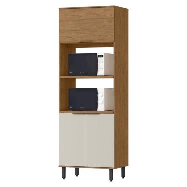 Imagem de Torre Quente Toscana 3 Portas 100% Mdf Freijó/Off White Tto01 - Mx Móveis