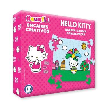 Imagem de #EuQFiz Encaixes Criativos Hello Kitty Rosa - I9 Brinquedos