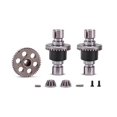 Imagem de HAIBOXING 1/12th RC Car Spare Parts Sintered Steel Spur Gear & Drive Pinions & Steel Machine Diff. Complete w/Metal Cups Apply to 903A(90203 & 90202)