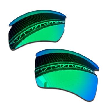 Imagem de LenzProse Lentes de reposição polarizadas de 1,5 mm para óculos de sol Oakley Flak 2.0 XL OO9188 59 mm, antiarranhões | Ajuste perfeito