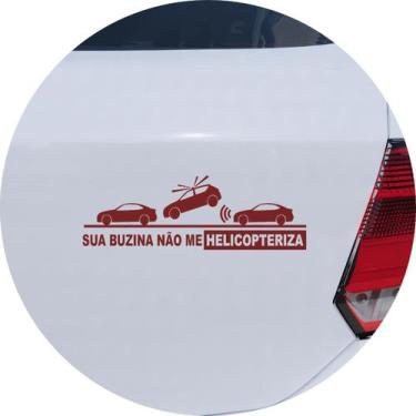 Imagem de Adesivo de Carro Sua Buzina Não Me Helicopteriza - Melhor Adesivo, Vin