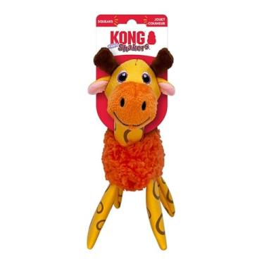 Imagem de Kong Floofs Shakers Giraffe Medio Brinquedo Pelúcia P/cães Cor Colorida Desenho Girafa
