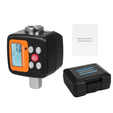 Imagem de Visor digital de 6-200 N.m, chave de torque, testador de torque, acionamento de 1/5.1 cm, função de alarme de luz sonora, alta precisão, 4 unidades de torque, visor retroiluminado - Perfeito para