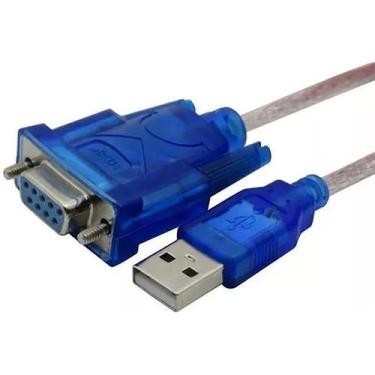 Imagem de Cabo 9 Pinos Serial Db9 Fêmea Usb Para Impressora Fiscal - Cable