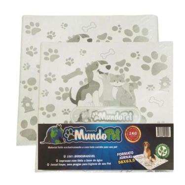 Imagem de 112 Folhas Jornal Biodegradável Mundo Pet 2Kg