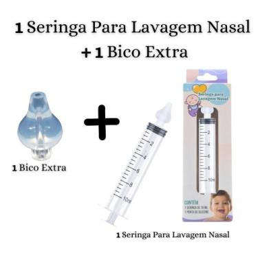 Imagem de Seringa Para Lavagem Nasal + 2 Bicos Extras - Descarpak