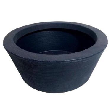 Imagem de Vaso Bacia De Polietileno Com Textura Para Plantas 37cm - Alpe & Arita
