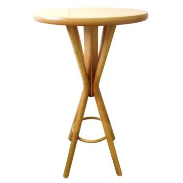 Imagem de Mesa Bistrô Eva Selva Diam 60 cm bancada bar cozinha luxo  - Selva Cad