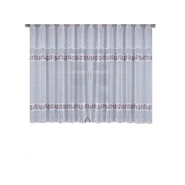 Imagem de Cortina De Renda Cozinha 2,20 X 1,20 e 0,30m Florzinha - Cortilester