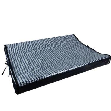 Imagem de Trocador Bebe Cômoda Americano Chevron Varias Cores - LumaBaby, chevro