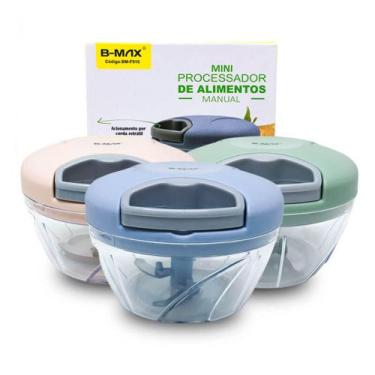 Imagem de Mini Processador  3 Lâminas Triturador De Comida Alho Cebola Tempero M