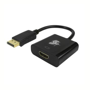 Imagem de Cabo Conversor Displayport Para HDMI Áudio e Vídeo 1080p 15cm ChipSCE 5+