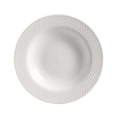 Imagem de Conjunto com 6 Pratos Fundo Satin White Ø25cm - Alleanza Cerâmica