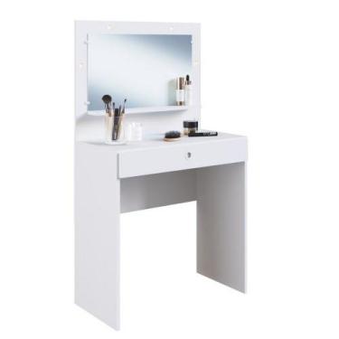 Imagem de Penteadeira Com Espelho Iluminação LED Star Art in Móveis, Branco