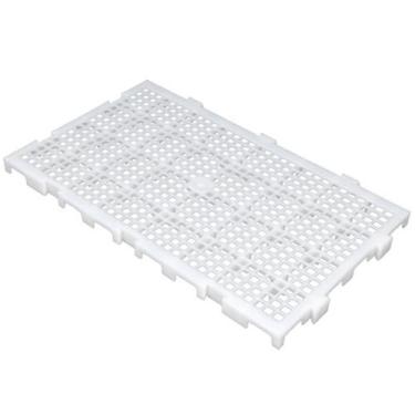 Imagem de Palete Branco Plástico 30x50x2,5 cm Multiuso E Resistente - Injesul