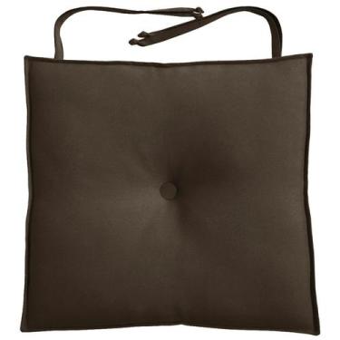 Imagem de Almofada Para Cadeira 40x40cm Moond - FASTLAR, *Marrom