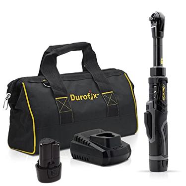 Imagem de Durofix RW1216-32 Série G12 12V Li-ion sem fio 3/8" 19,8 m-lbs. Kit de ferramentas de chave catraca estendida com 2 baterias e bolsa de lona