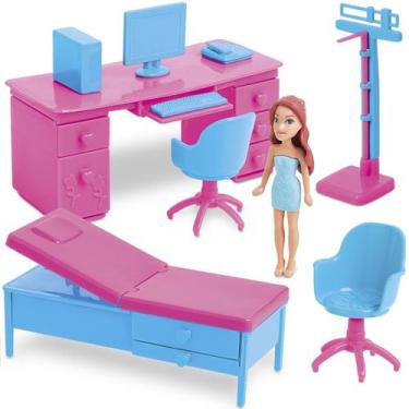 Imagem de Brinquedo Doutora Judy Boneca Com Acessórios De Médica Infantil - Samb