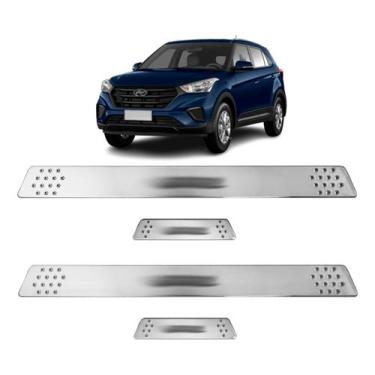 Imagem de Soleira para Porta Lateral Tuning Esportiva para carros 4 Portas (ABS)