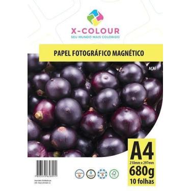 Imagem de Papel fotográfico magnético 680g A4 (imantado) 10 folhas - Xcolour