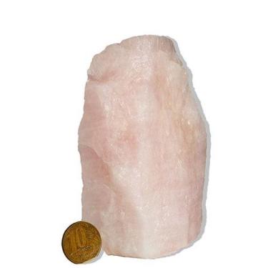 Imagem de 01 Cristal Rosa Pedra Pé Serrado 300 a 400g 8 a 13cm Tipo B - Cristais