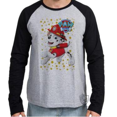 Imagem de Camiseta Manga Longa Patrulha Canina Marshall - Empório Dutra, M  adul