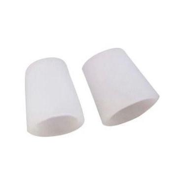 Imagem de 2 Protetor Dedo Silicone Anel Calo Joanete Pés Lesão Dor - oem