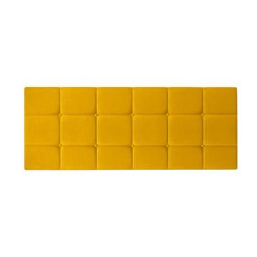 Imagem de Cabeceira Para Cama Casal King Queen Box 1,40x55 Calipha Amarelo - Mag