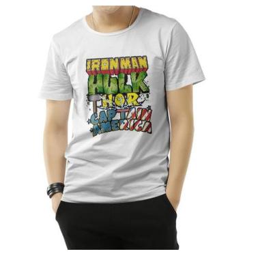 Imagem de Tshirt Vingadores- Cartoon- Hulk - Thor - Camiseta - feminina - baby l