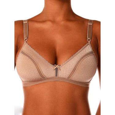 Imagem de Sutiã sustentação bibelô demillus 61486/78486 taça b, 48, Bege