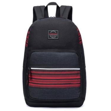 Imagem de Mochila Escolar Masculina Faculdade Resistente Moderna Espaçosa - FERR